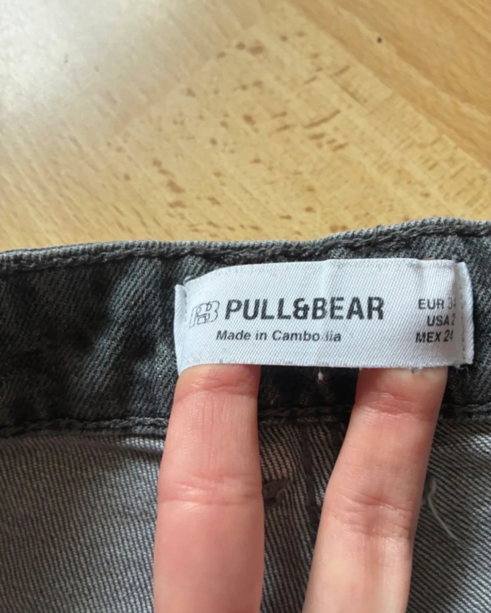 Jeans de cintura alta feminino PP – photo 4
